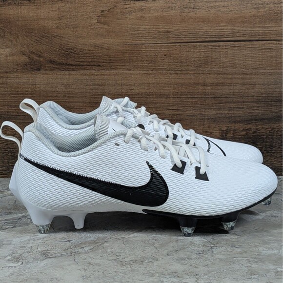 Nike Vapor Edge Speed 360 2 DP Men 11.5 White Black Detachable Cleats FJ7094-100 main image 5
